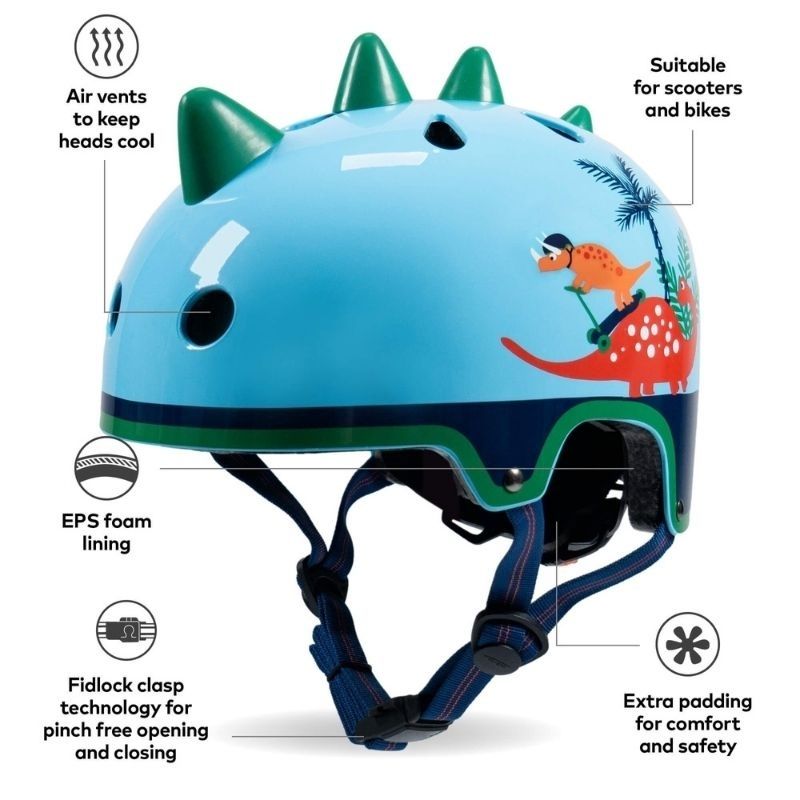 Micro Scooter Deluxe 3D Helmet - Dino